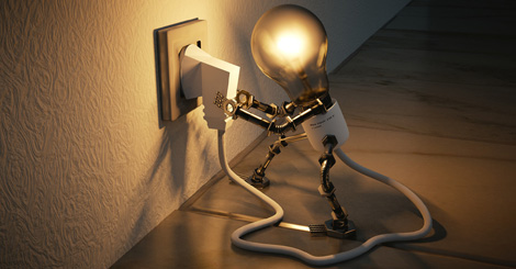 Image of a bulb plug with socket